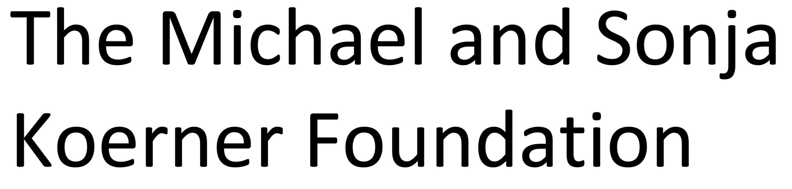 The Michael and Sonja Koerner Foundation The Merryweather Fund Logo